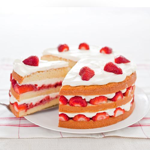 Choco Strawberry Cake